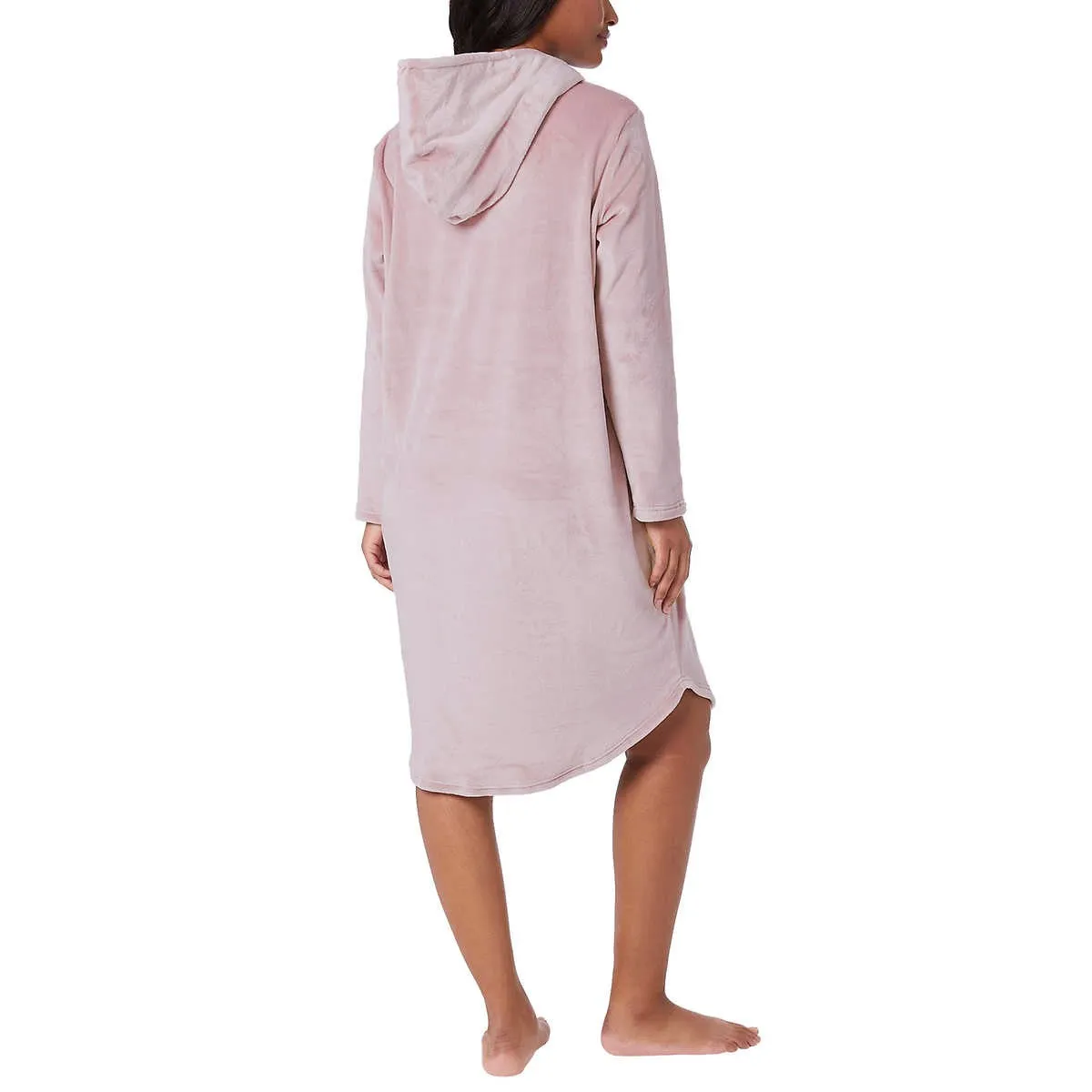 32 Degrees Women's Cozy Soft Velour Front Pocket Hooded Lounger