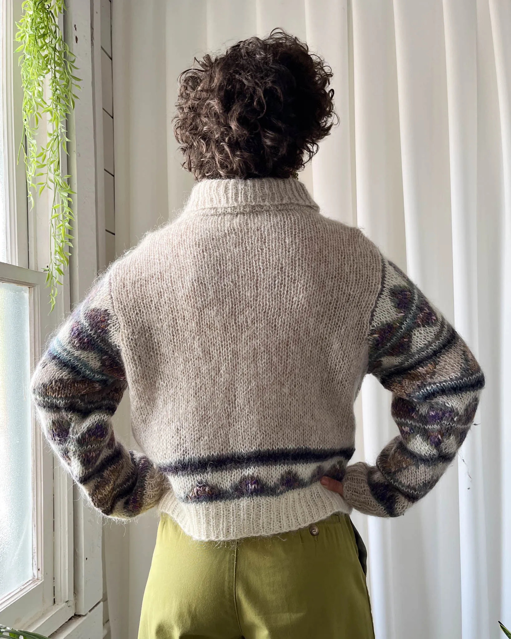 90s Hand Knit Sweater | XS-M