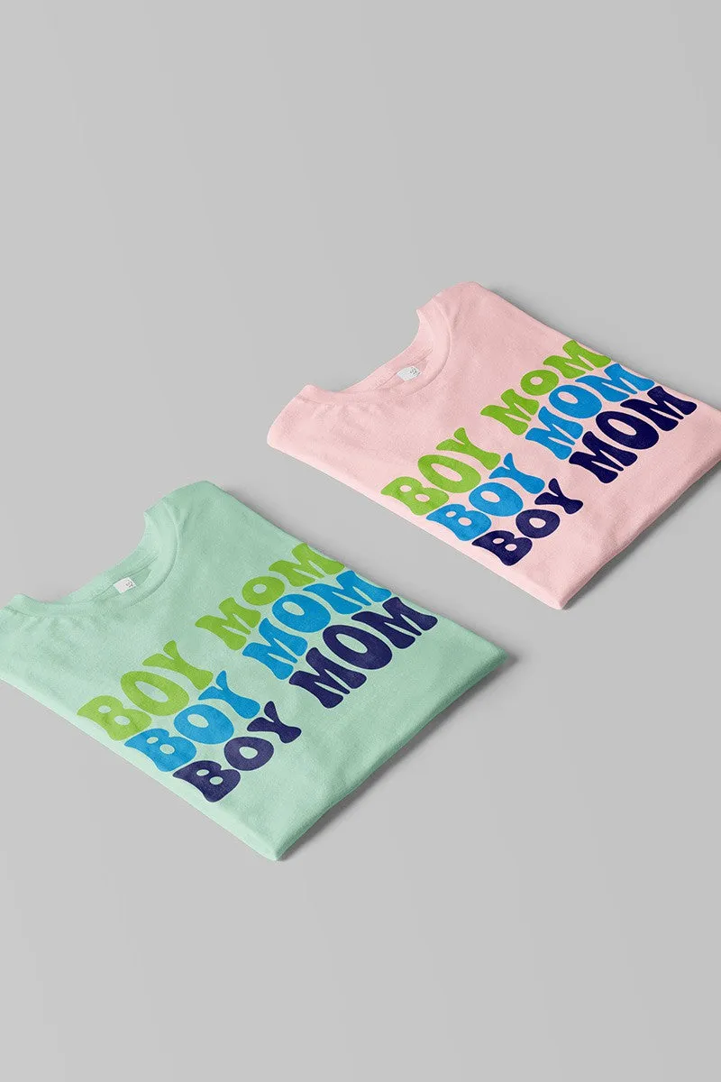 'BOY MOM' TEE