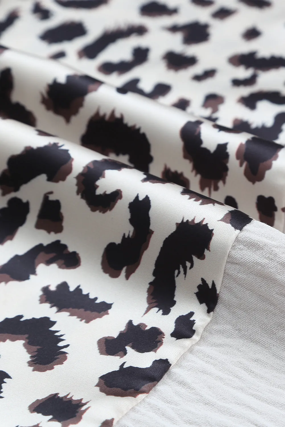 Button-Down Leopard Print Shirt