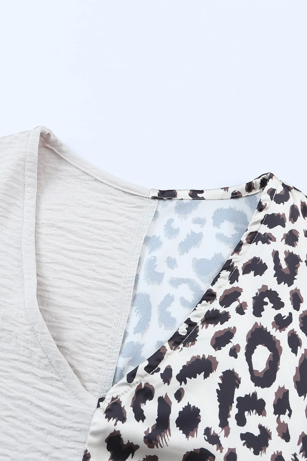 Button-Down Leopard Print Shirt