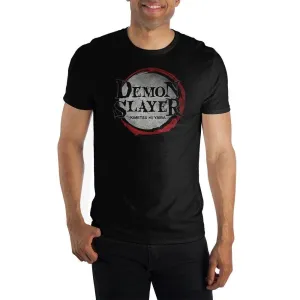 Demon Slayer Kimetsu no Yaiba Anime Logo Adult T-Shirt