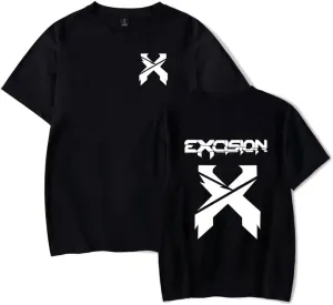Excision Nexus Tour Merch T-Shirt – Crewneck Short Sleeve Hip Hop Top for Men/Women