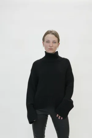 FLEUR SWEATER IN BLACK