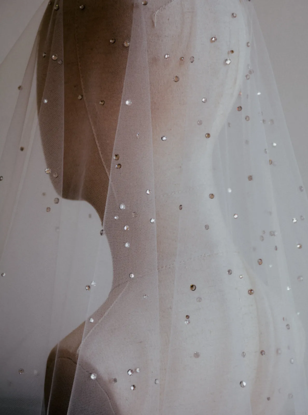 GLAMOUR | Cathedral Wedding Veil with Crystals