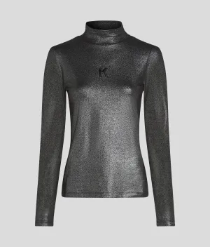 GLITTER LSLV TEE