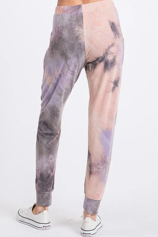 Good Vibes Tie Dye Joggers