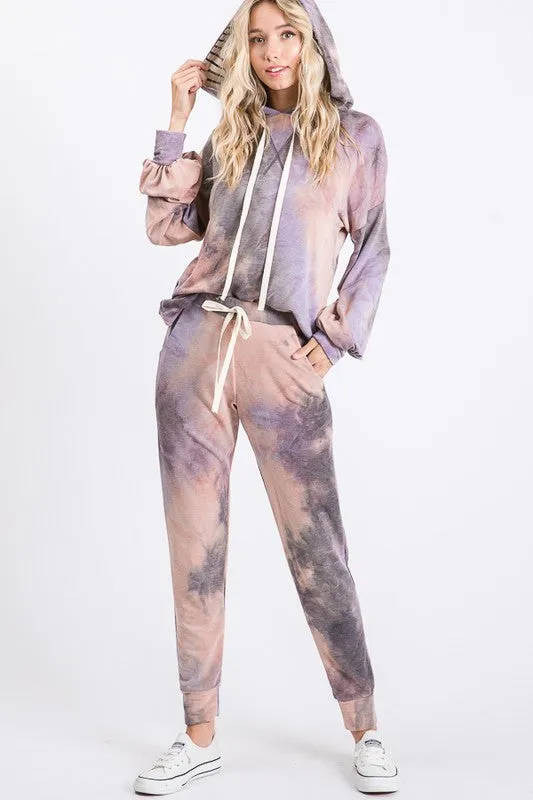 Good Vibes Tie Dye Joggers