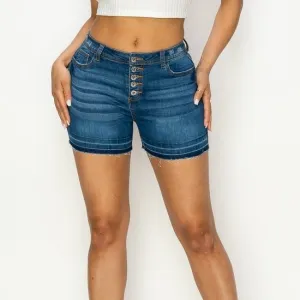 High Waisted Denim Shorts