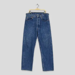 Levi's 501 Indigo Blue Jeans Stonewash Size 31x28.5