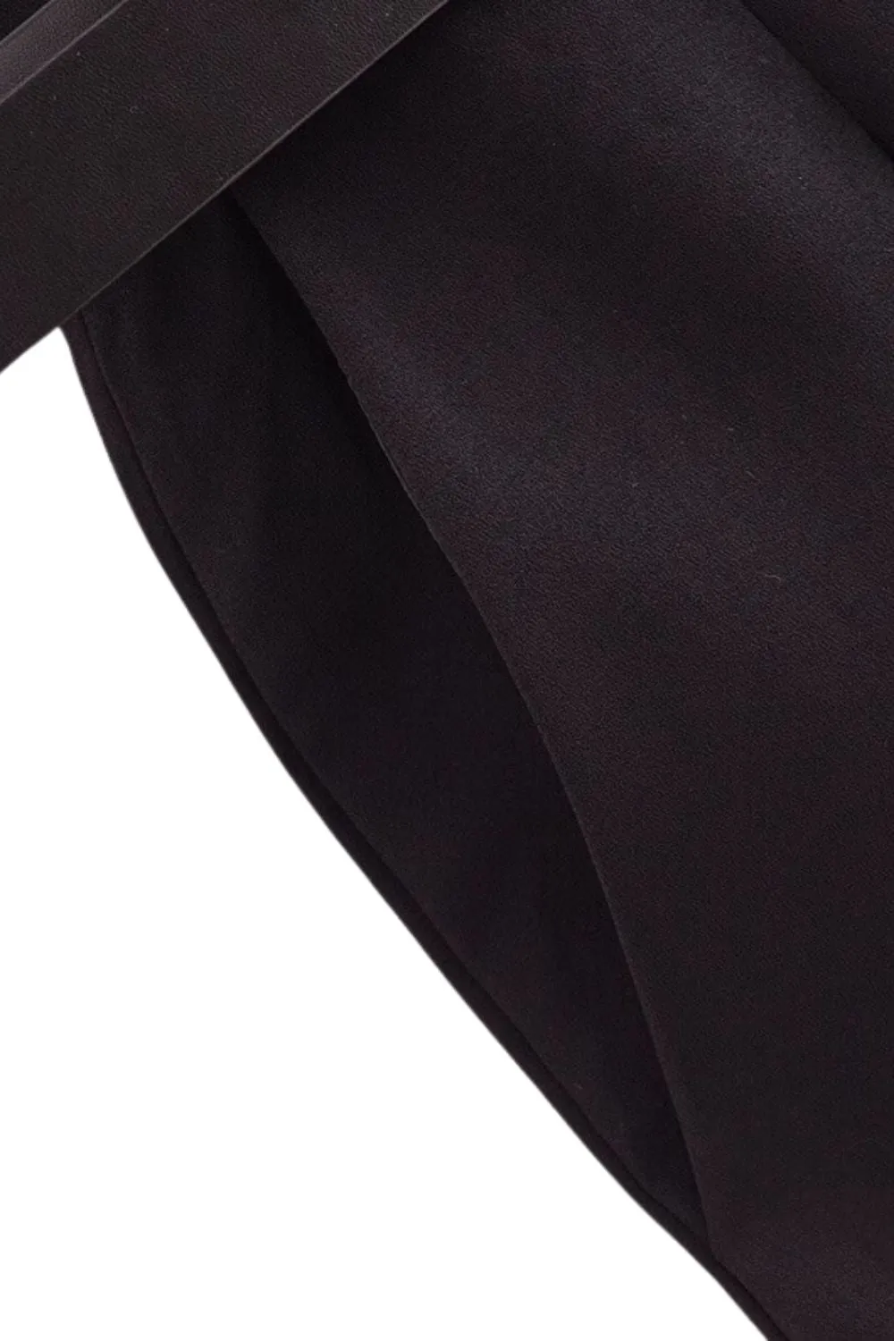 'Maria' V-Neck Belted Short Jumpsuit