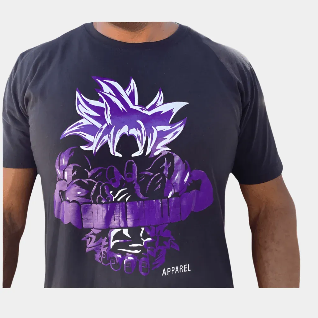 Men's Anime Graphic Tee-Shirt