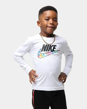 Nike Kids' Thrill Seeker Futura Long Sleeve T-Shirt White