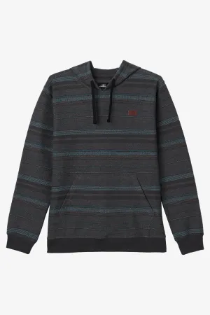O'Neill Bavaro Stripe Pullover Sweatshirt-Black