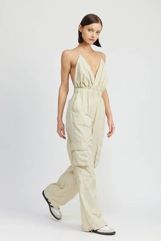 Sarah Cargo Jumpsuit