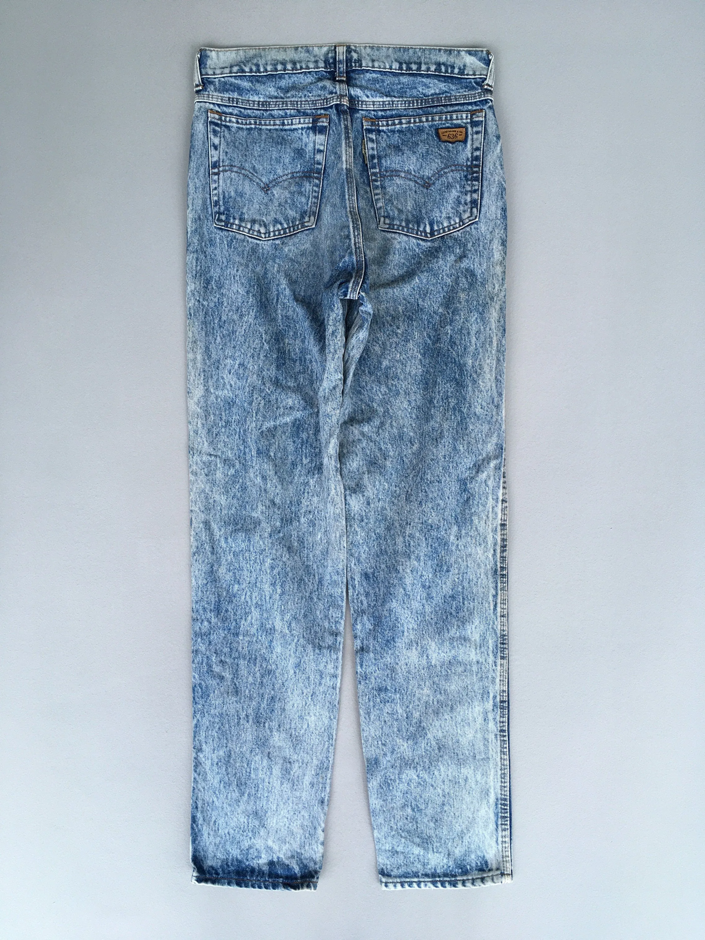Size 30x31.5 Levi's 636 Faded Blue Jeans