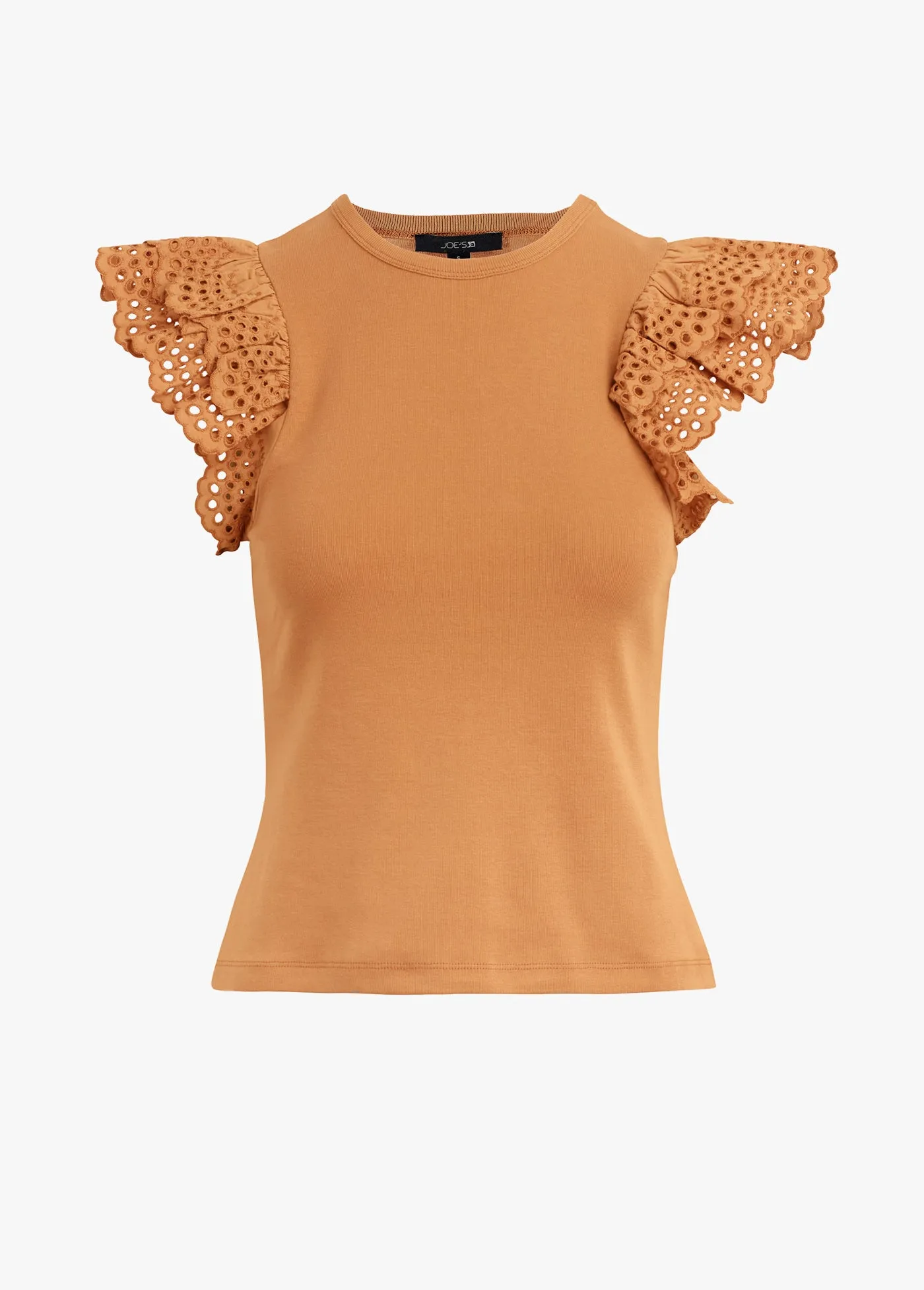 THE ALEXIS BRODERIE SLEEVE TOP