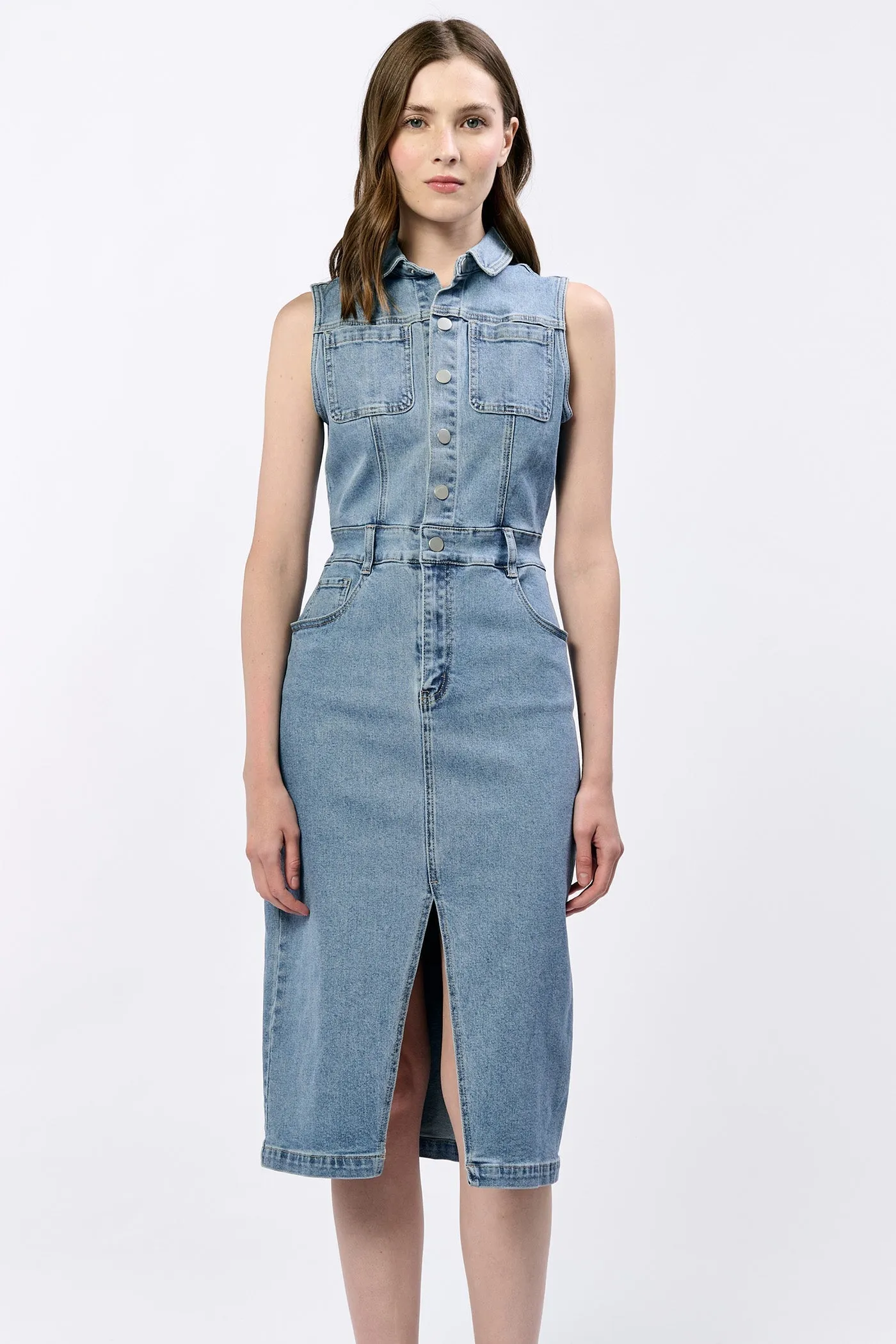 TRISH DENIM DRESS