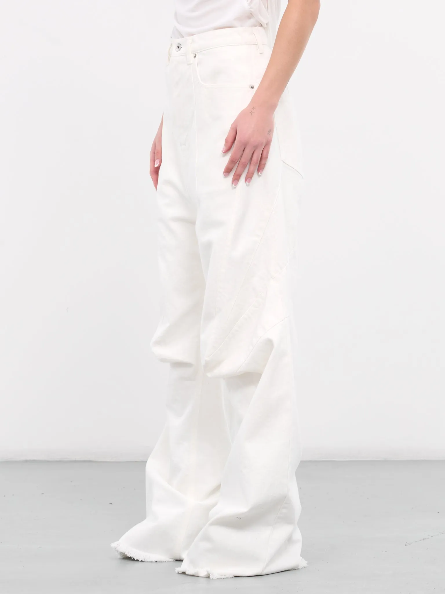 Umbo Denim Jeans (SY-DMP1-WHITE)