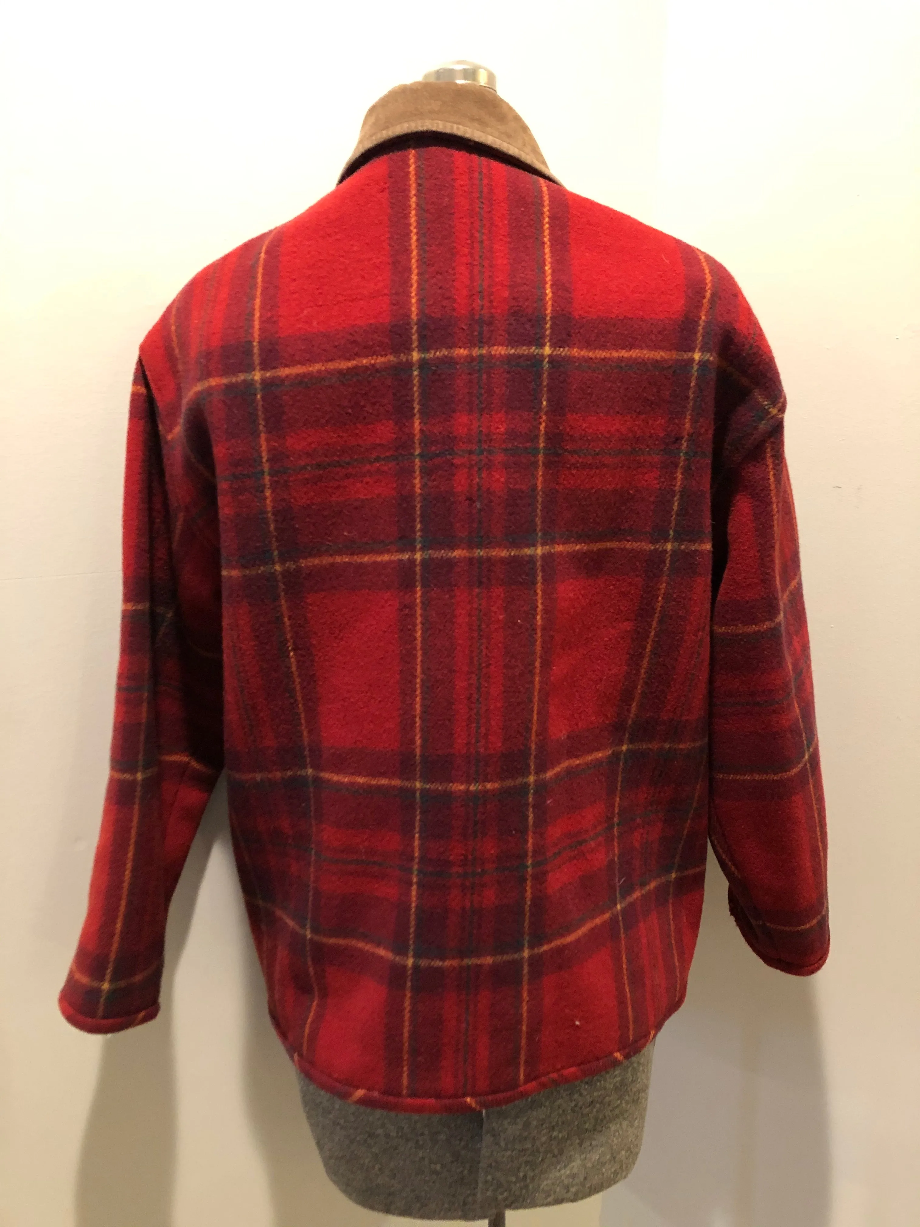 Vintage Rough Wear Red Plaid Jacket, SOLD