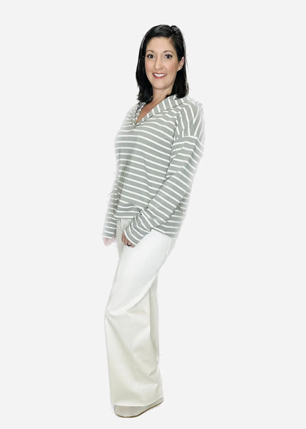 Wide Leg Natural Linen Pant