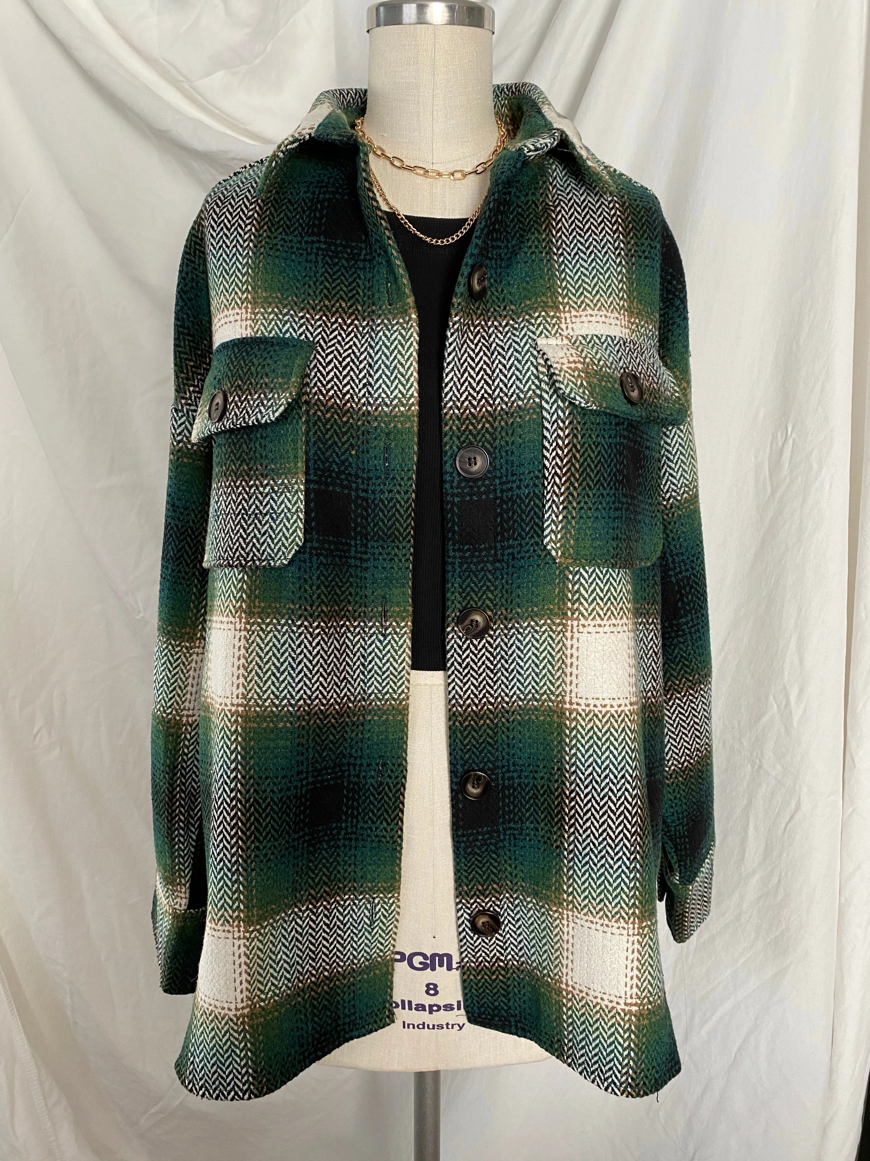 Your BF's Plaid Jacket