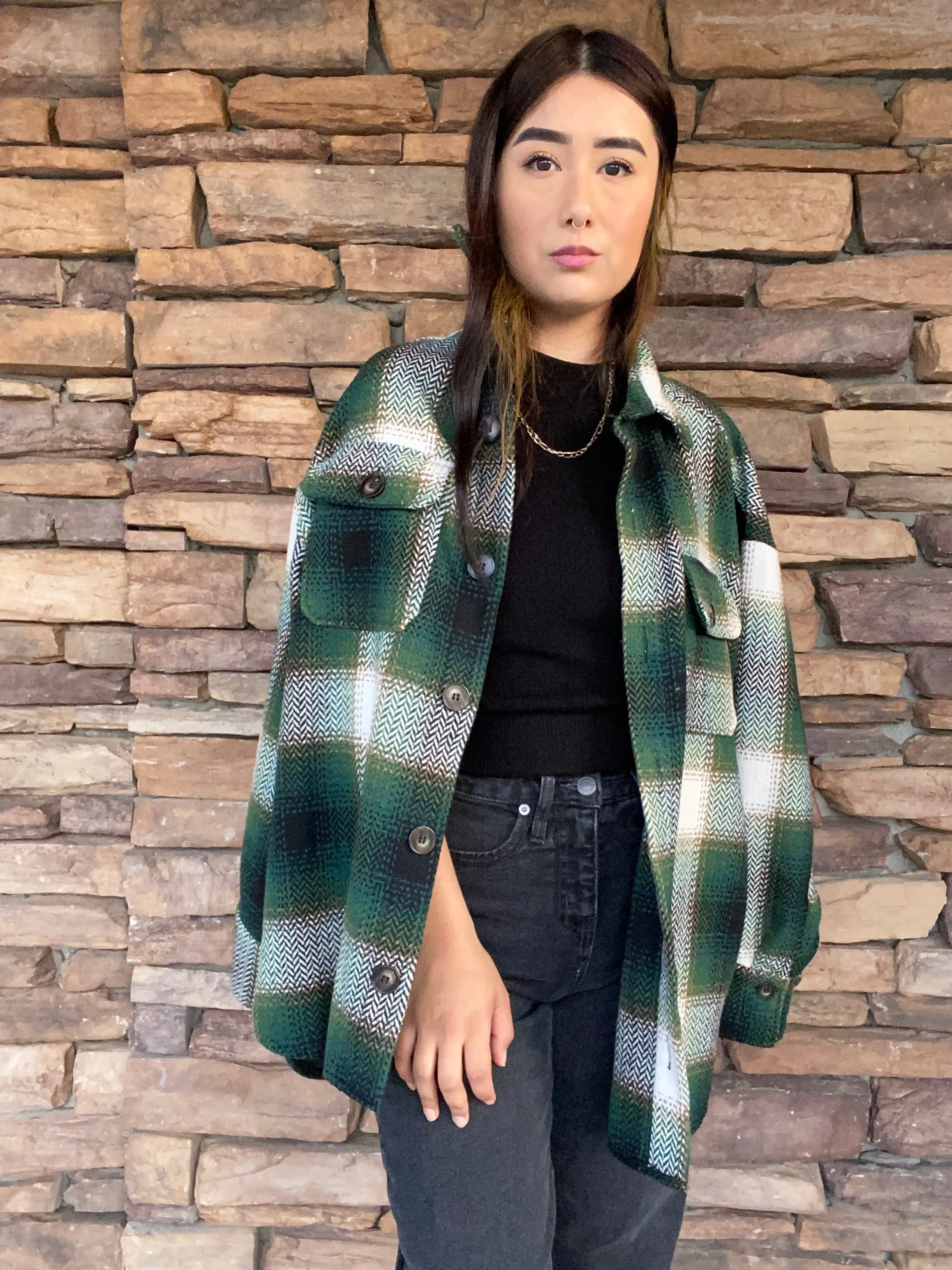 Your BF's Plaid Jacket